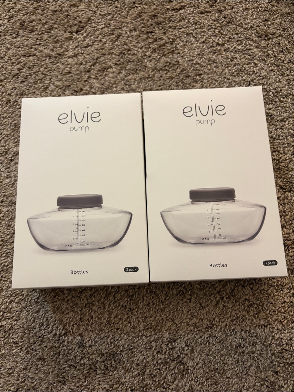 NEW Elvie Pump Collection and Storage Bottles 2 3 Packs 150ml/5oz